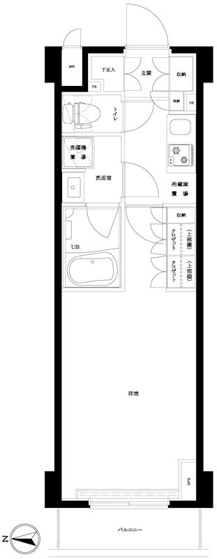 ルーブル大島参番館の間取り