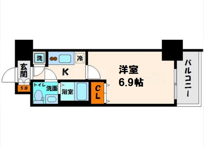 【間取り】 | レジュールアッシュ大阪城NORD