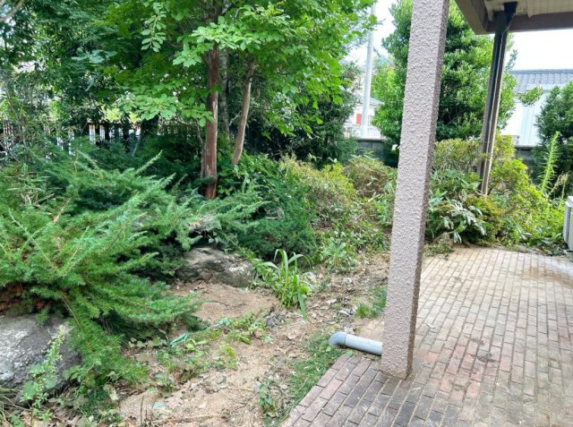 ひたちなか市大字津田　中古戸建の庭