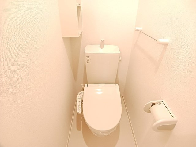 ヴィラ・エレガントαのトイレ|落ち着いた色調のトイレです