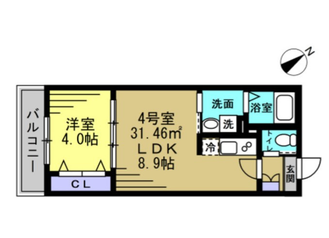 HD南柏の間取り
