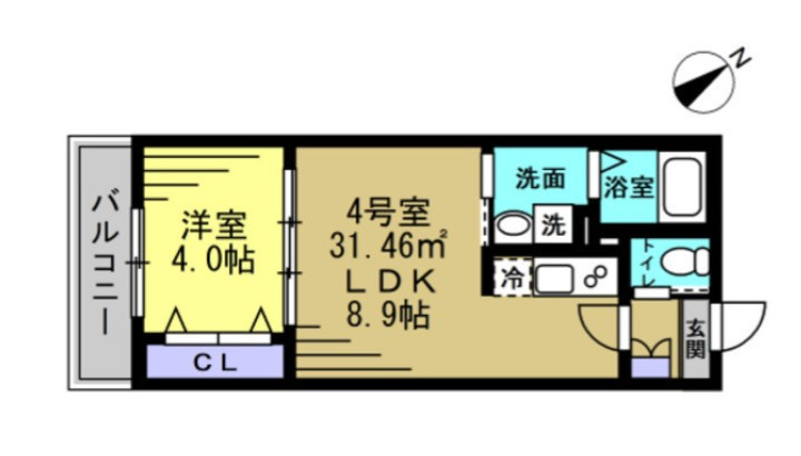 HD南柏の間取り