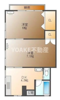 町田市金森１丁目のアパートの間取り
