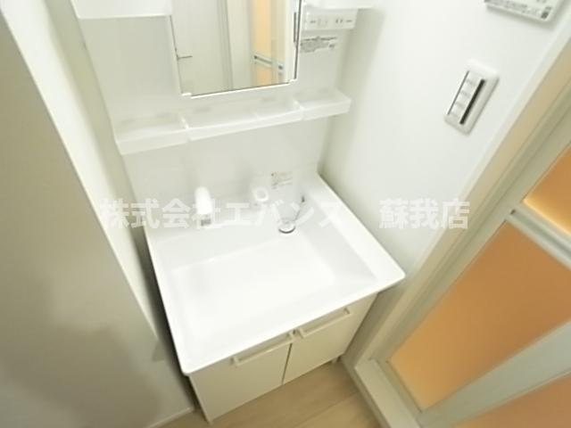 【独立洗面台】 | PARK MINATO本千葉 | 独立洗面台、朝の身支度には欠かせません