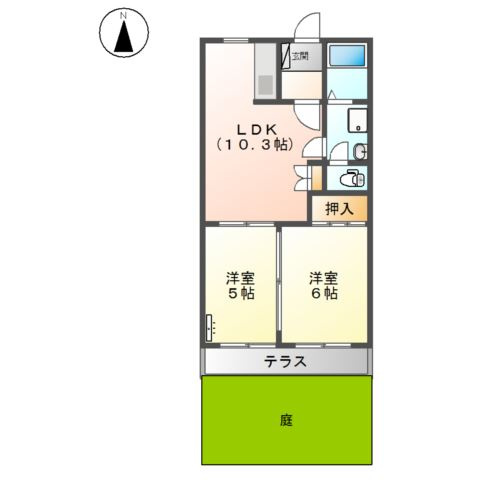 グランビュー平田の間取り