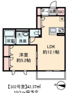ソレイユの間取り