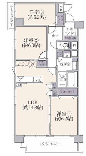 コスモ武蔵新城グレイスコートの画像