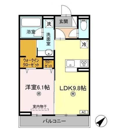 ルミナス庚午の間取り