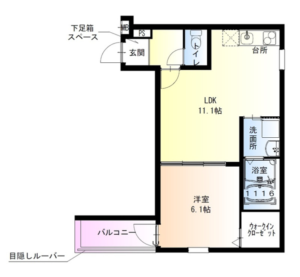 【間取り】 | フジパレス羽衣Ⅱ番館