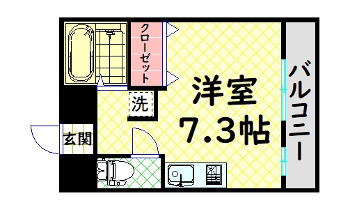 【間取り】 | https://os.kensakun.net/27/madori/OS4628706.gif