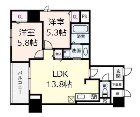 ときわぎの間取り