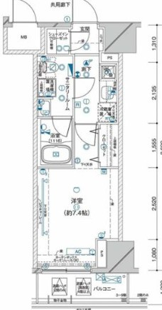 ステージグランデ秋葉原の間取り|間取りです。