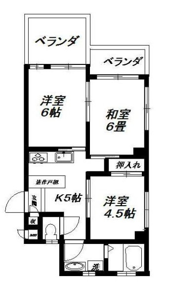 ドミール近松の間取り