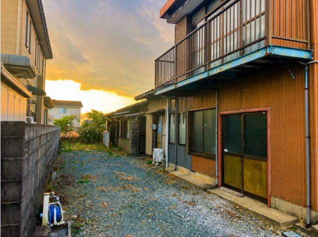 浜松市中央区根洗町字西の外観|奥行きのある土地形状になリます。