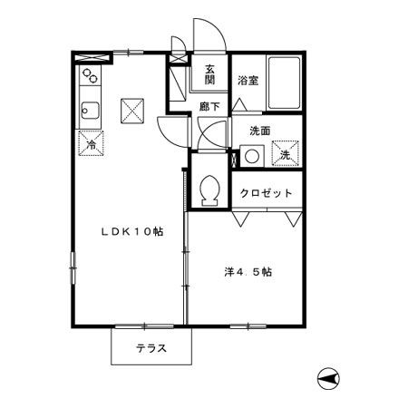 セジュールサティの間取り