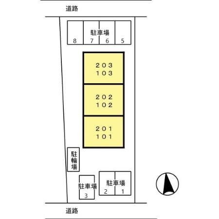 セジュールサティの区画図