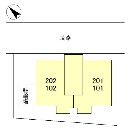 ハウス フロイデの区画図