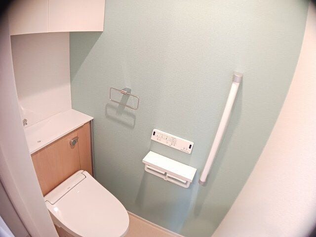 シャンテ瑞穂Ⅰのトイレ|ゆったりとした空間のトイレです