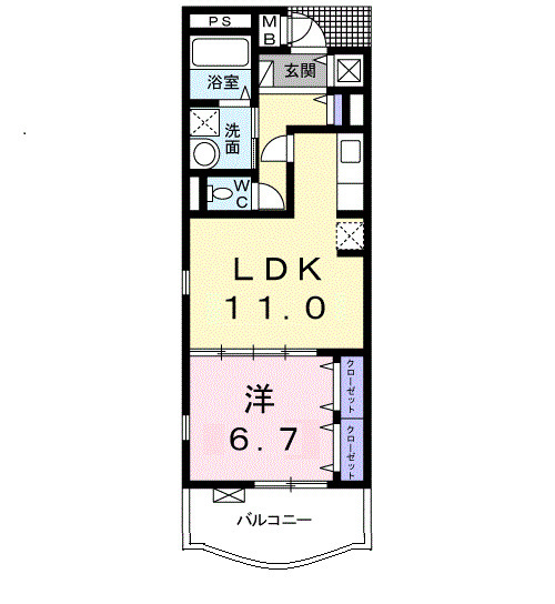 エクセレント クローバーの間取り