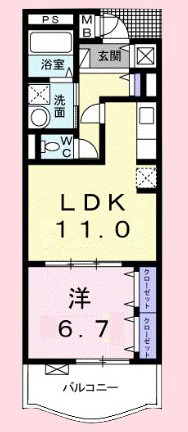 エクセレント　クローバーの間取り