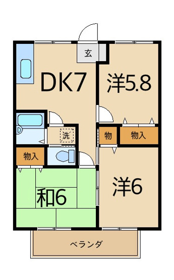 【間取り】 | サザンプラザ長浜