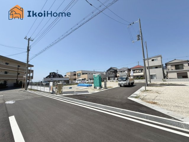 明石市松江　6号地　新築戸建の外観|山電「林崎松江海岸」駅まで徒歩8分！全8区画分譲です！6号地は東向きで陽当たり・通風良好！