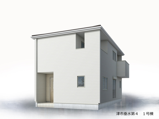 ●津市垂水 第4 新築戸建【全2棟】の外観パース