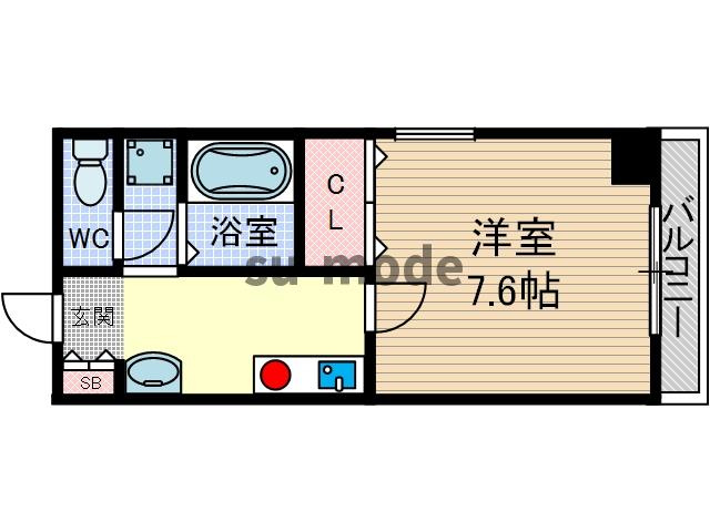 レジデンスKuの間取り
