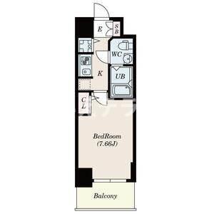 S-RESIDENCE神戸磯上通の間取り