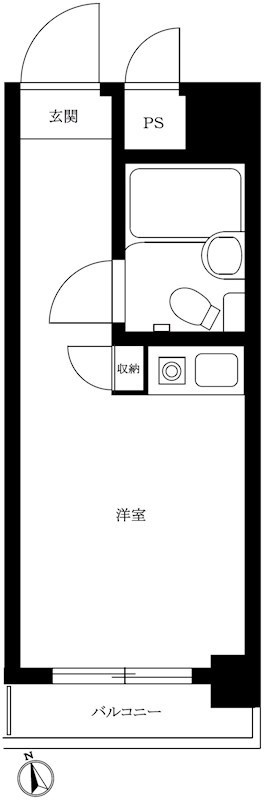 スカイコート大森の間取り|間取り