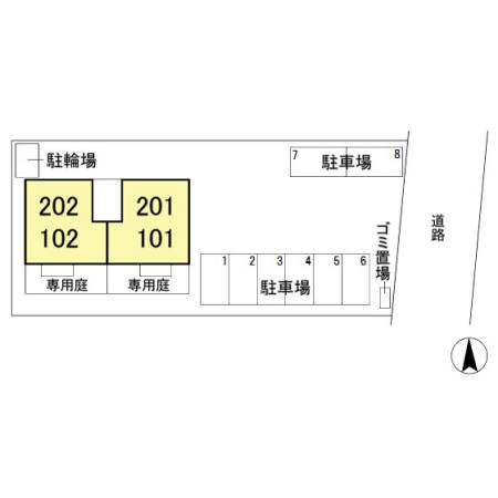 BELL　PARKの区画図