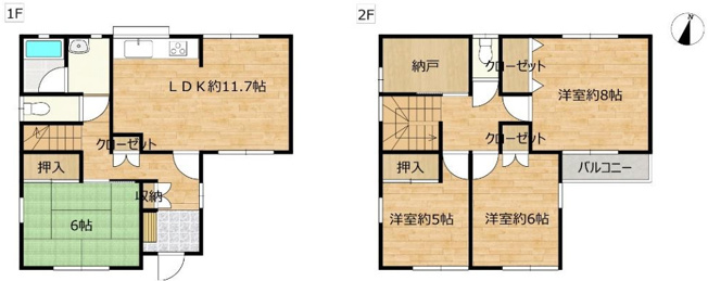 【間取り】 | 川越市大字砂新田　中古戸建