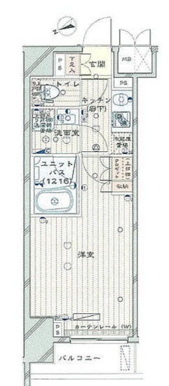 ルーブル板橋東新町壱番館の間取り
