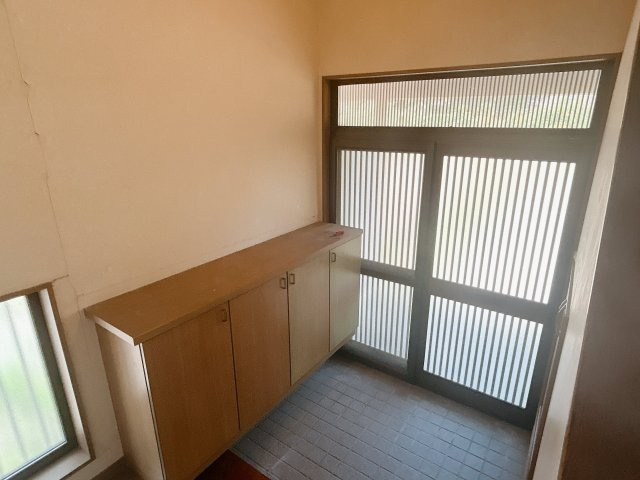 中古戸建　矢吹町文京町　中畑小・矢吹中の玄関|【リフォーム中】