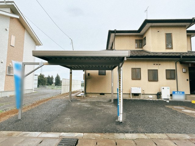 中古戸建　矢吹町文京町　中畑小・矢吹中の駐車場|【リフォーム中】