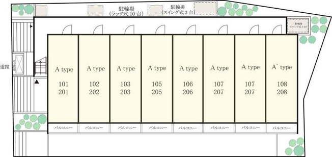 【区画図】 | リブリ・クレール江北