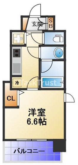 【間取り】 | アクアプレイス梅田Ⅲ