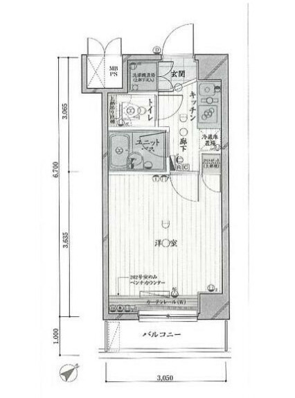 ルーブル椎名町の間取り