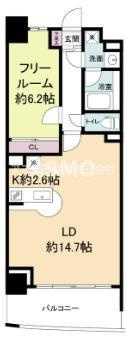 【間取り】 | セレッソコート上本町EAST