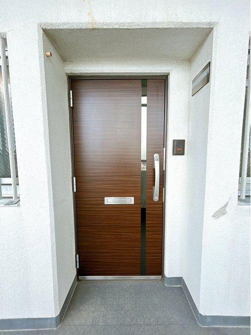 ベルエール宇部文京町の玄関