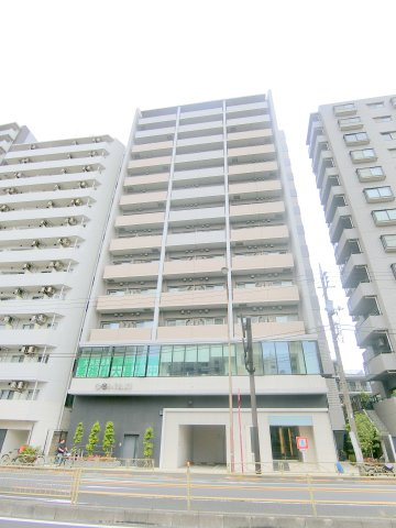 メゾンドアーク南大井の外観|2020年4月築　RC鉄筋コンクリート造地上10階建て総戸数78戸　東京都品川区南大井4丁目　
JR京浜東北線大森駅徒歩14分、京浜急行本線立会川駅徒歩7分、大森海岸駅徒歩10分