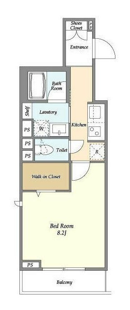 リブラ北千住の間取り|間取りです。