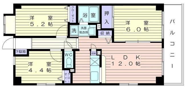 【間取り】 | グランドヒルズ