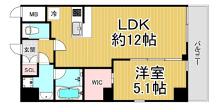 プレジオ西宮北口の間取り