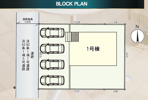 盛岡市津志田　第5の区画図