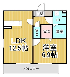 COLN　KURAKUEN　WESTの間取り