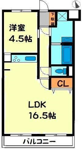 綴マンションの間取り