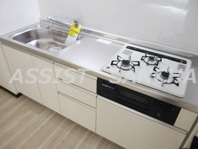 綴マンションのキッチン