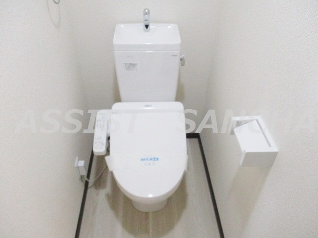 綴マンションのトイレ
