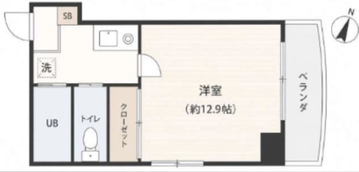 スカイコート新宿曙橋の間取り|スカイコート新宿曙橋